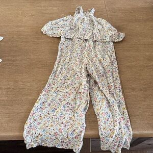 O'Neill White Floral One-Piece Bodysuit Romper